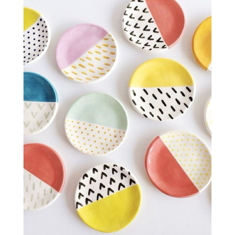 Pratinho Decorativo sortido presente cerâmica artesanato