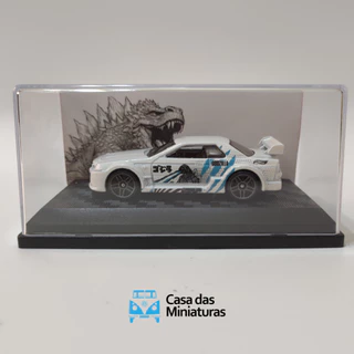Hot Wheels Nissan Skyline GT- R [R32] Godzilla - LACRADA + CASE PERSONALIZADO