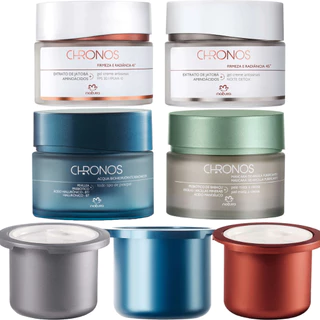 Gel creme antessintais renovação 30/45/60/70 natura chronos dia ou noite em Oferta na Shopee