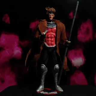 Action Figure X-Men Gambit Estátua de Resina Boneco Escala 1/10