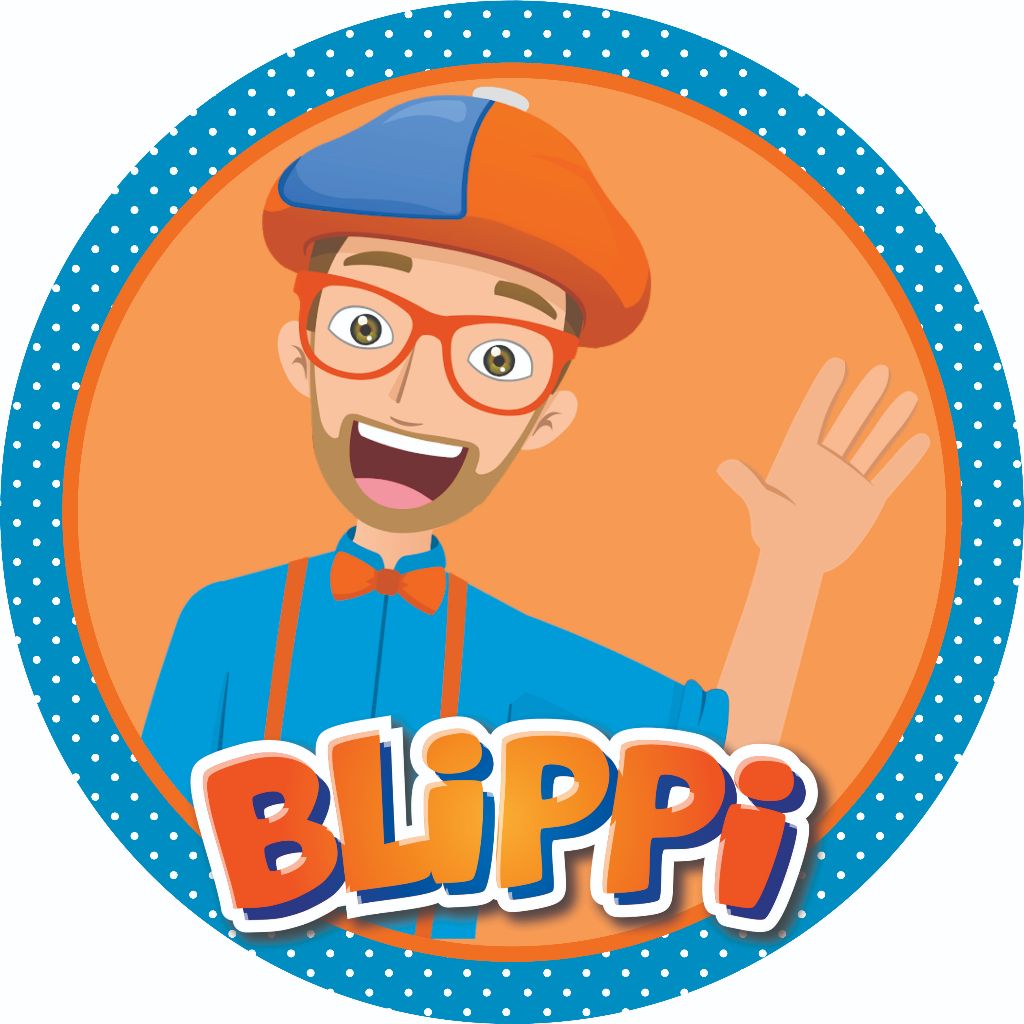 Painel Redondo Sublimado Em Tecido Com Elastico Tema Blippi Shopee Brasil