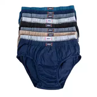 Kit 10 Cuecas Adulto Masculina Slip Tradicional 100% algodao Kit 5 Cueca