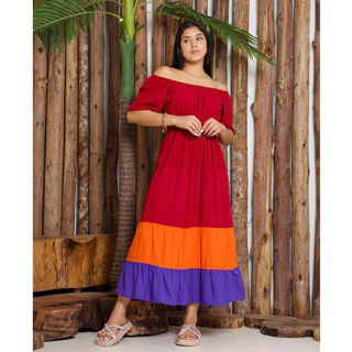 Vestido Longo Tres Marias Colors Tamanho 10 a 16