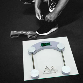 Balança Corporal Digital Eletrônica de Vidro Temperado até 180 kilos Banheiro Academia Consultório