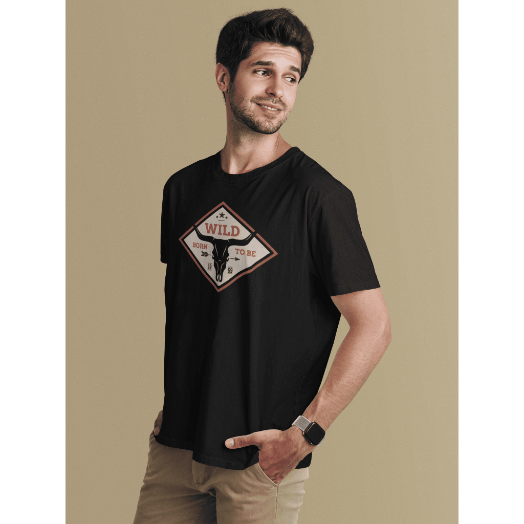 Camiseta Country Masculina Selvagem | Shopee Brasil
