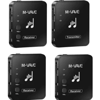 Transmissor + 3 Receptores Retorno Palco S/fio In Ear2.4gh