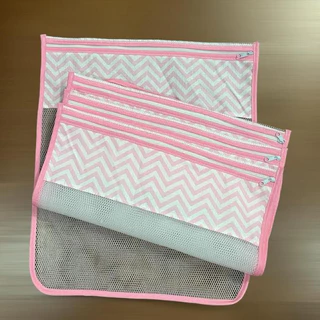 Kit 5 Saquinhos Maternidade com Zíper – Luxo e Organização para Roupas de Bebê em Oferta na Shopee