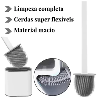 Escova Vaso Sanitária Quadrada Limpeza Banheiro Parede Silicone privada suporte Super oferta Frete Grátis