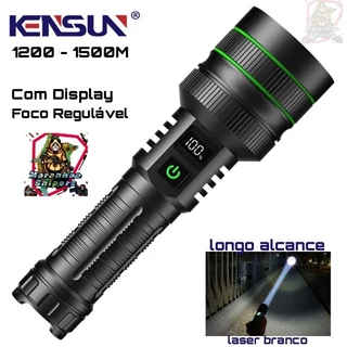Lanterna Kensun LS1 de longo alcance com foco regulável.