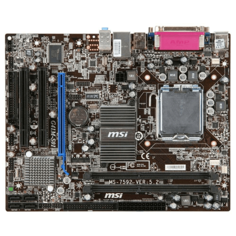 Carte Mère MSI G41M-P34 (MS-7592) VER 5.3, Socket 775, Occasion Fonctionnelle
