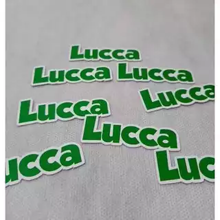 30 Apliques personalizados com nome -Toppers Recortado Tubete Enfeites Tags - LEIA DESCRIÇÃO
