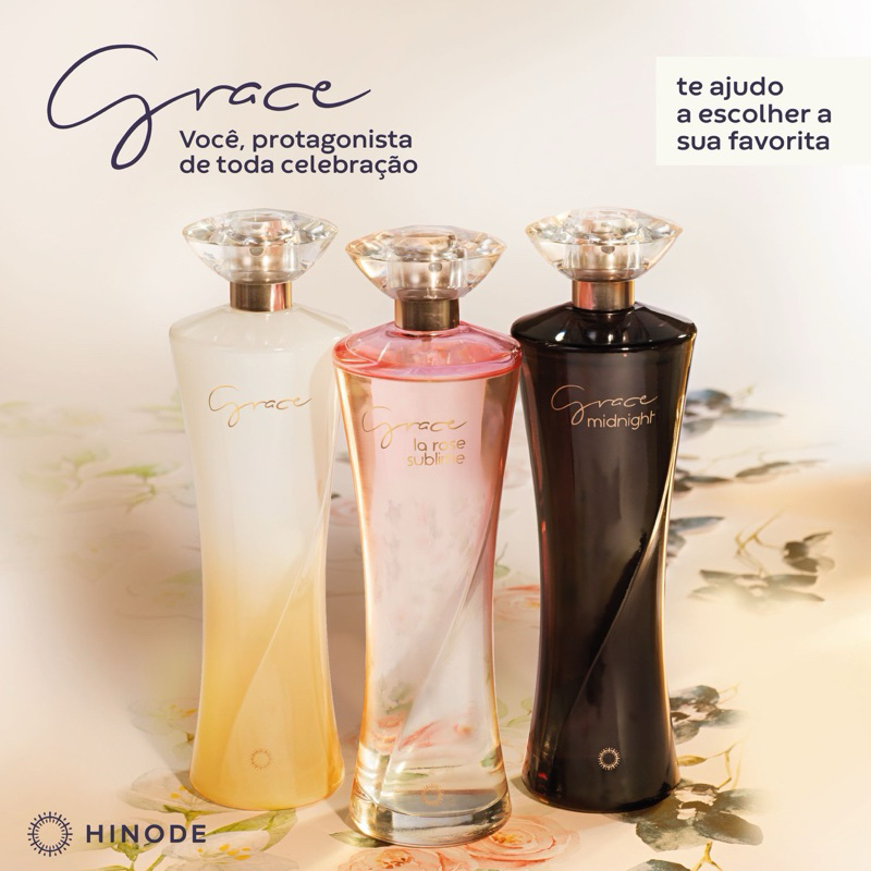 PERFUME GRACE MIDNIGHT HINODE 100ML Original em Promoção na Shopee Brasil  2024