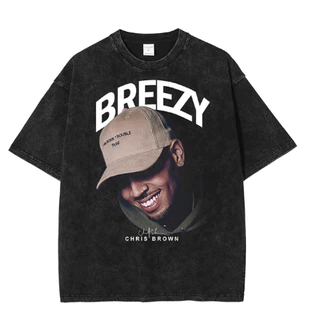Camiseta Camisa Blusa Unissex Algodão Cantor Rapper Rap Cris Brown Breezy