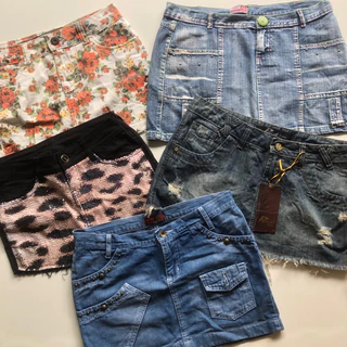 MINI SKIN Y2K •PP ao GG• saia jeans/ mini saia consulte variações