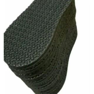 kit 12 pares de solado para pantufa infantil 8 mm Preto ou branco