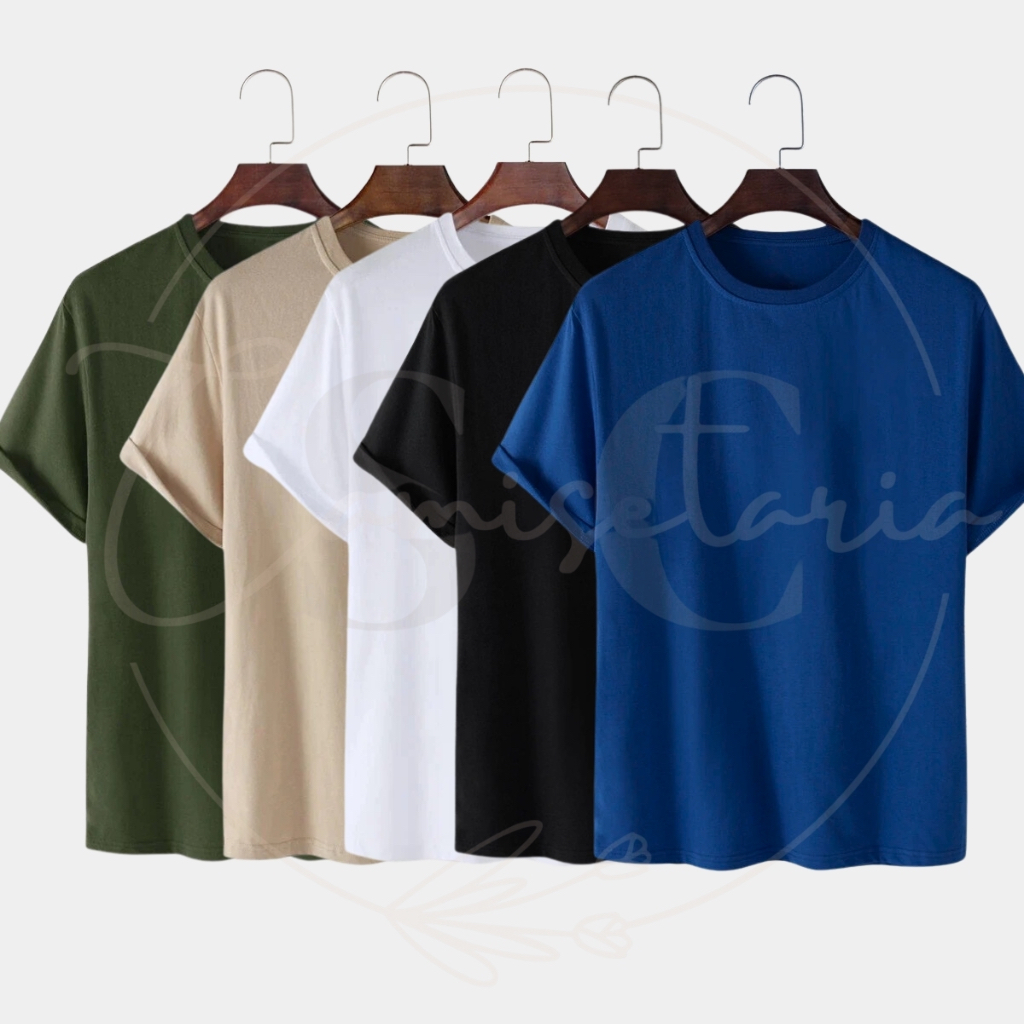 Kit 10 Camiseta Masculina Feminina Unissex Lisa Sublimação Camisa  Sublimática Silk Transfer Promoção