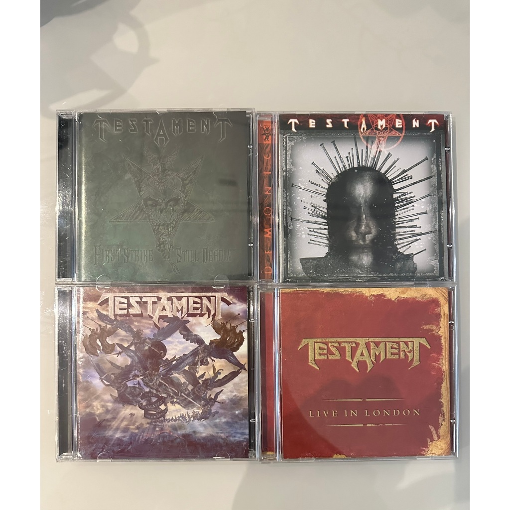 CDs Testament - Thrash Metal | Shopee Brasil