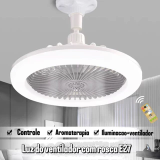 Ventilador De Teto Com Led Lâmpada Novo Com Controle Led 30W