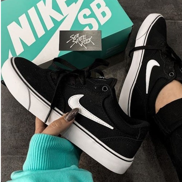 Tênis Nike Sb Preto Lançamento Skatista Feminino Masculino Envio Já - Envio 24h Mega Preço !