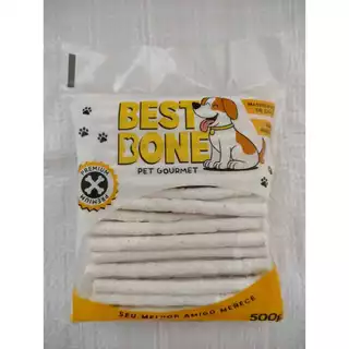Petiscos Osso Palito de Couro para Cachorro Pet 500grs Best Bone - nº 8