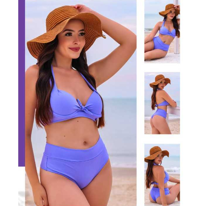 Biquini Plus Size- Conjunto Verão Tendência- Calcinha Fio Duplo