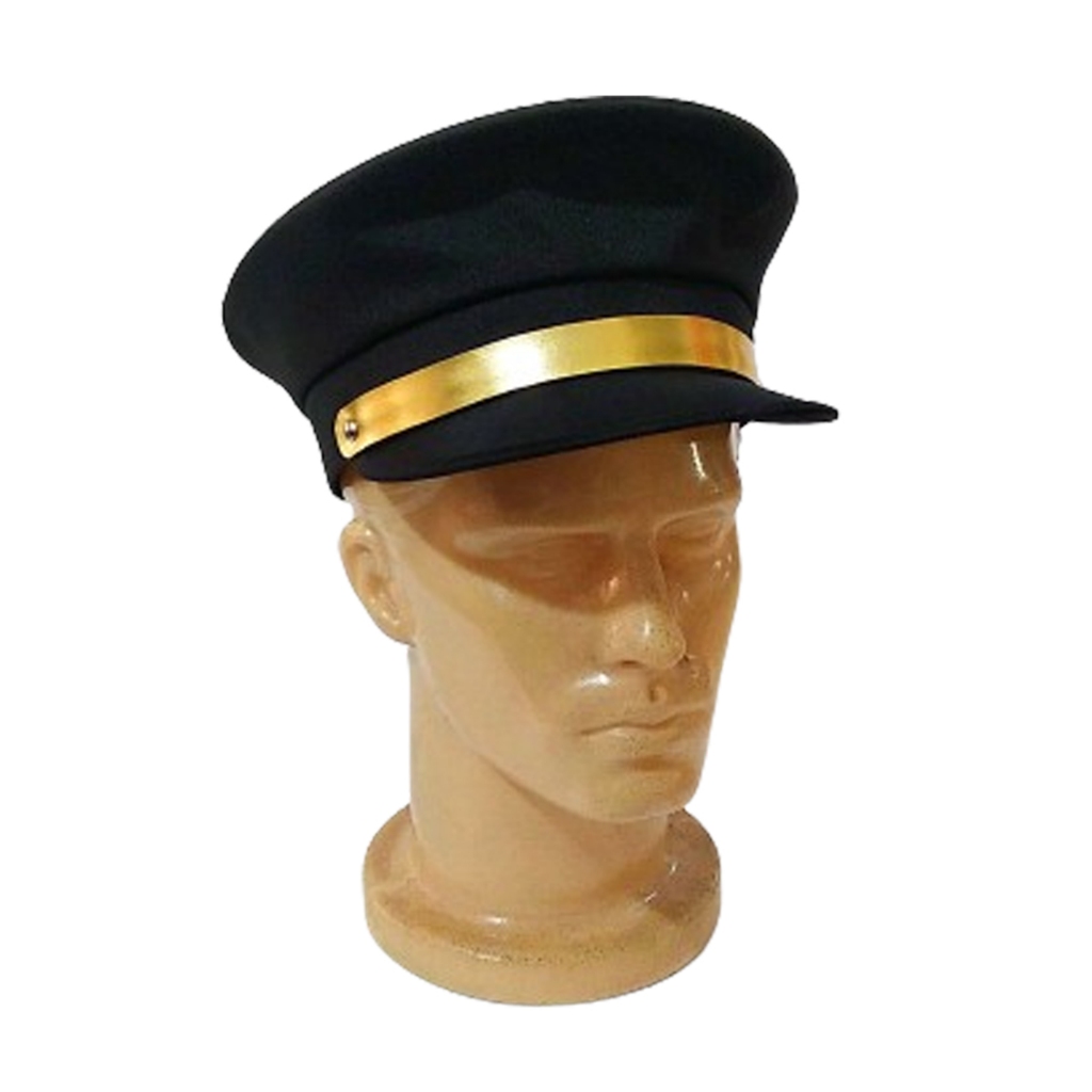 Quepe Preto Motorista Profissional Chofer Driver Festa Fantasia Noiva