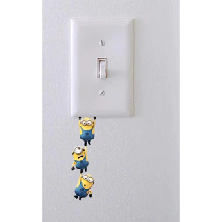 Adesivo Tomada Interruptor Minions