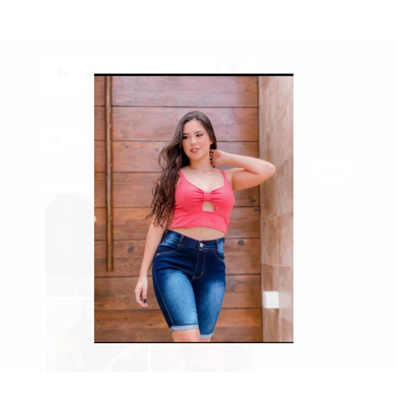 Shorts Jeans Feminino Bermuda Jeans Cos Alto PROMOÇÃO