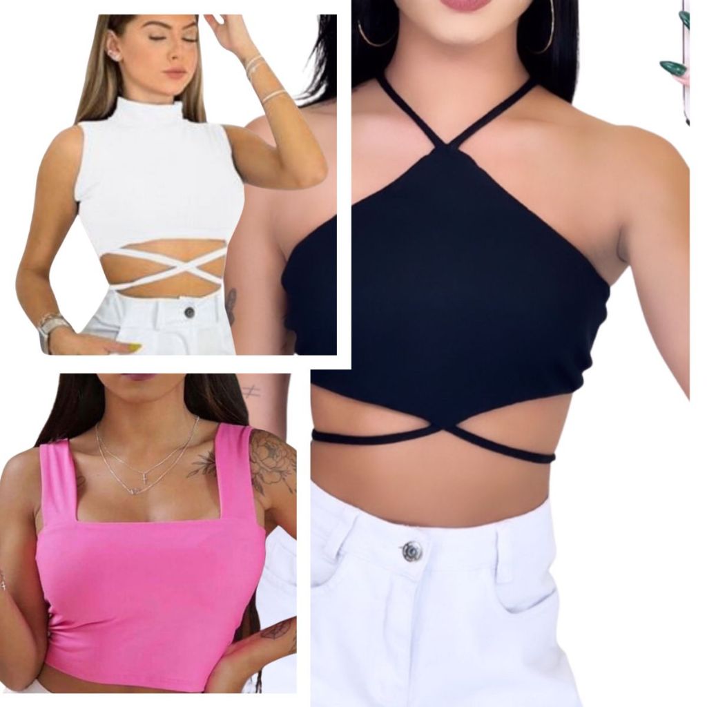 Top Cropped Gola Halter