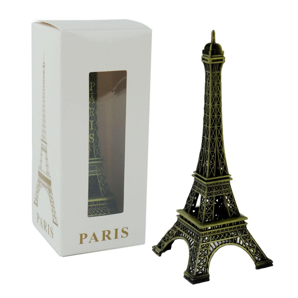 Enfeite De Metal 10cm Torre Eiffel Decorativo