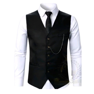 Colete Social Masculino Slim Oxford Para Ternos - Promoção