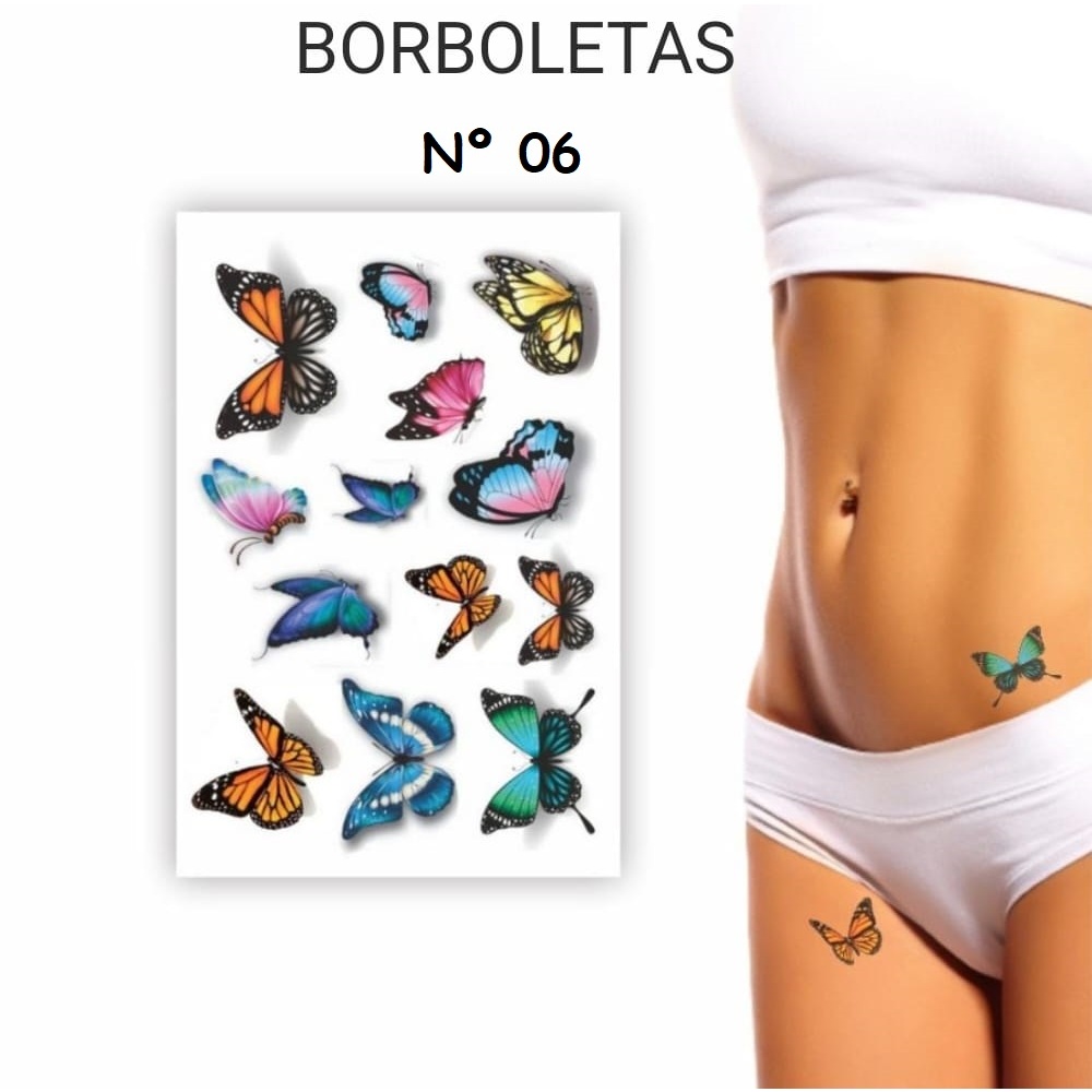 Tatuagens Adesivos Temporárias Íntima | Depilação | Sedução | Shopee Brasil