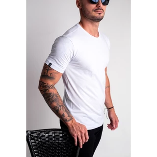 Camiseta Branca Básica Camisa Masculina Slim Lisa 100% Algodão Fio 30.1 Premium Malha Penteada