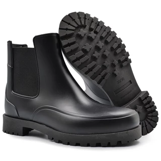 Bota Galocha Coturno Feminino Colors Cano Médio
