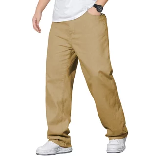 Calça de Sarja Masculina Balão Perna Larga Bag Estilosa Rapper anos 2000