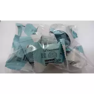 Pacote com 10 bombons nougat zero açúcar da Le Chocolatier 10g cada