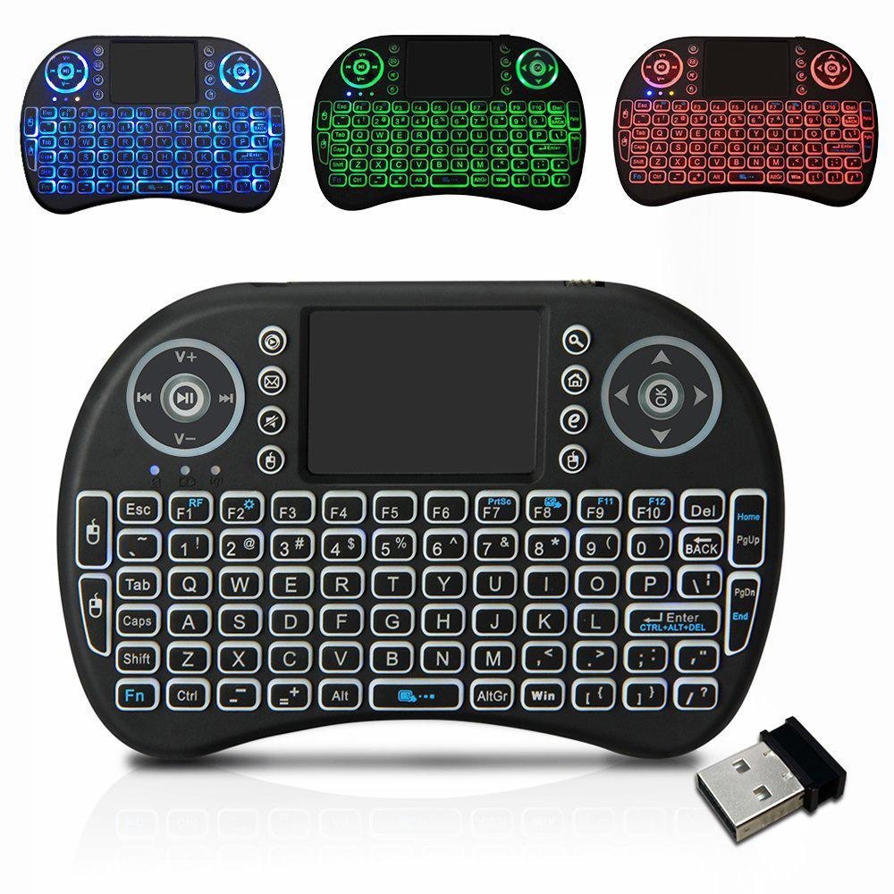 Mini Teclado Controle Sem Fio Para Smart Tv Tv Box Pc Keyboard | Shopee ...