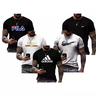 kit com 05(Cinco) Camisas/Camisetas esportivas variadas Unissex para seu dia-a-dia e seus treinos alta qualidade!!