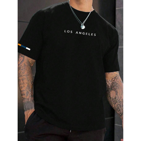 Camisa Masculina LOS ANGELES 100% Algodão Lançamento