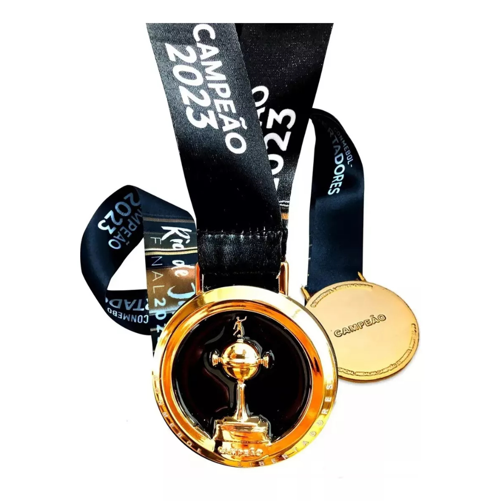 Medalha do Fluminense Campeão Libertadores 2023 - Oficial
