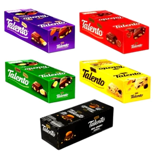 Tablete de Chocolate Garoto Talento Diversos Sabores - CX C/15 Unid de 25g