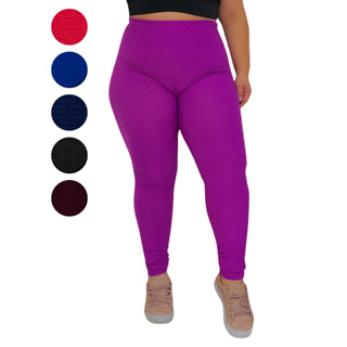 Calça legging plus size feminina Suplex Academia Fitness