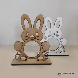 kit 50 Lembrancinha Porta Bombom Coelho da Páscoa Mdf Cru, Mdf Branco em Oferta na Shopee
