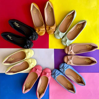 Sapatilha Feminino Bico Quadrado Laço Maitê Love Shoes 34 Ao 40
