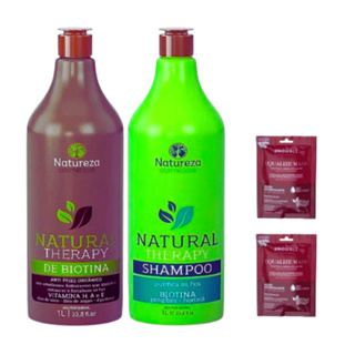 KIT BIOTINA ORGÂNICA - 2x1000L - NATUREZA COSMÉTICOS
