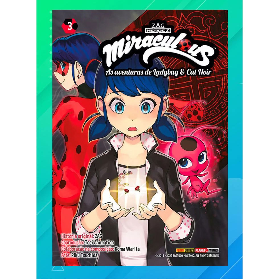 Mangá Miraculous: As Aventuras de Ladybug e Cat Noir Nº 3 ( Panini