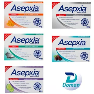 Asepxia Sabonete Facial em Barra 80g (UNITÁRIO OU LEVE 4 PAGUE 3)