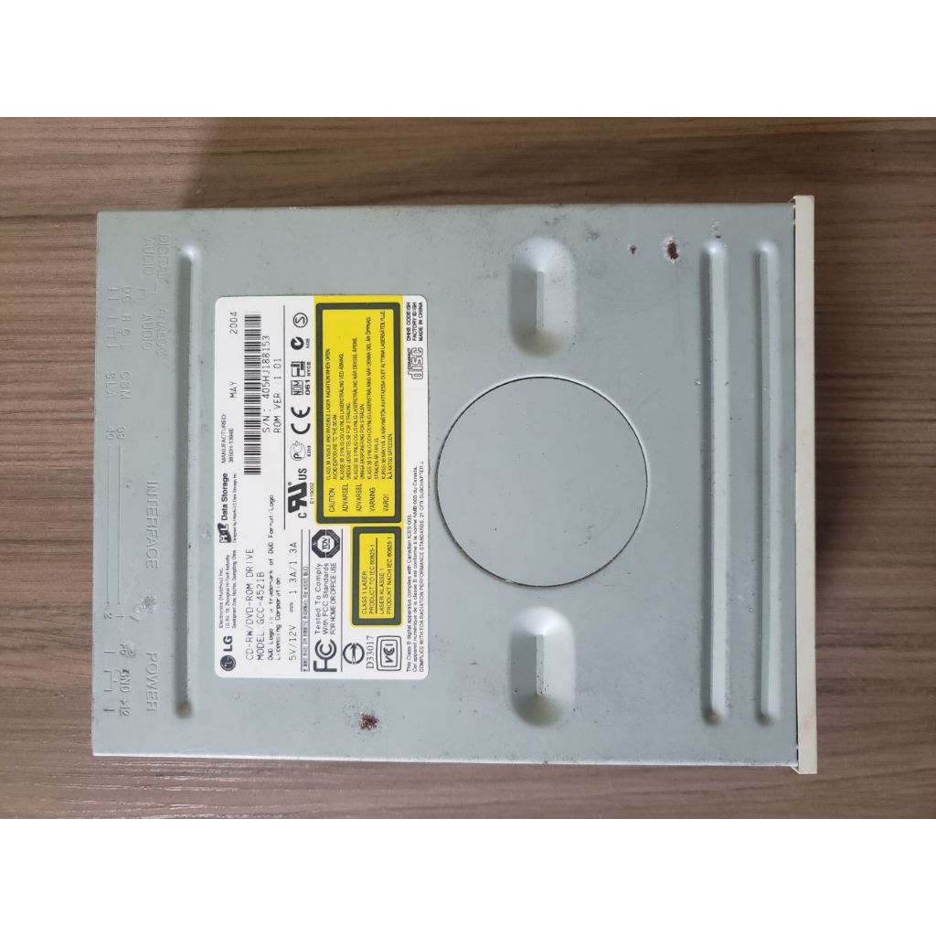 LG GCC-4521B CD-R/RW 忙しない DVD-ROM ホワイト