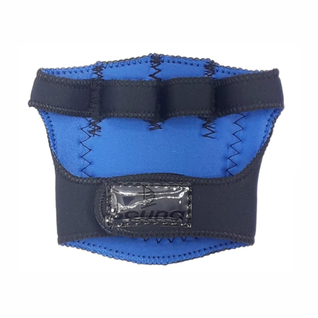 Luva Academia Musculação Pegador Azul