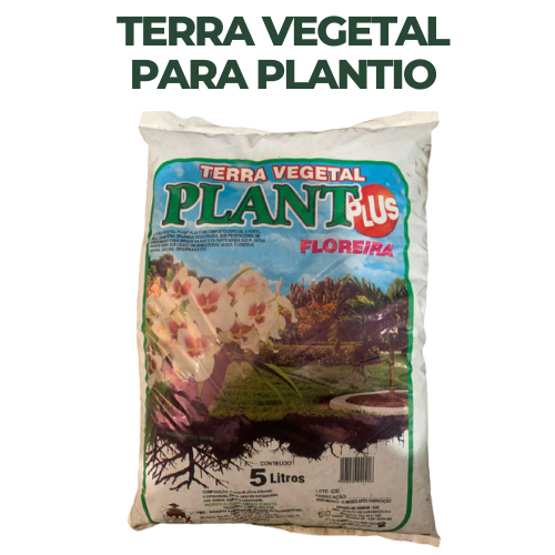 terra vegetal organica plant plus para floreira,vasos,orquideas etc 20 litros